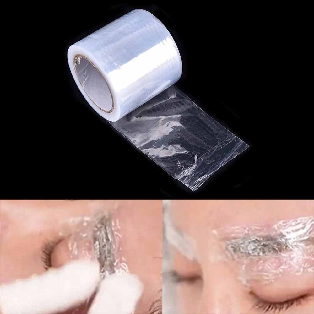 

1roll Tattoo Plastic Wrap Cover Preservative Film Semi Permanent Makeup Tattoo Eyebrow Protect Accessory