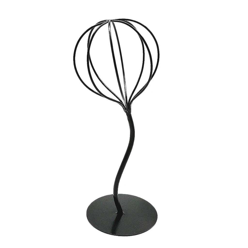  Modern Free Standing Metal Wig Display Stand Dummy Head Hat Cap Hair Holder