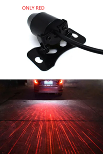 Car laser projector welcome light Chassis decorative modification angel wings running fog signal indicator tail lamp - Испускаемый цвет: meteor tiallight