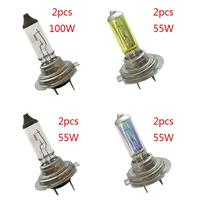 2PcsH755W100W12V35004500kXenonGasHalogenHeadlightWhiteLight