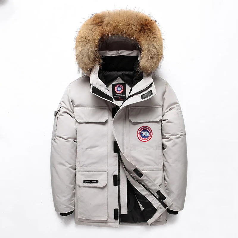 

2019 Man Winter Jaket Down Parka Jacket Mens Coats Overcoat Clothes Imported Goose Extreme Weather Outerwear