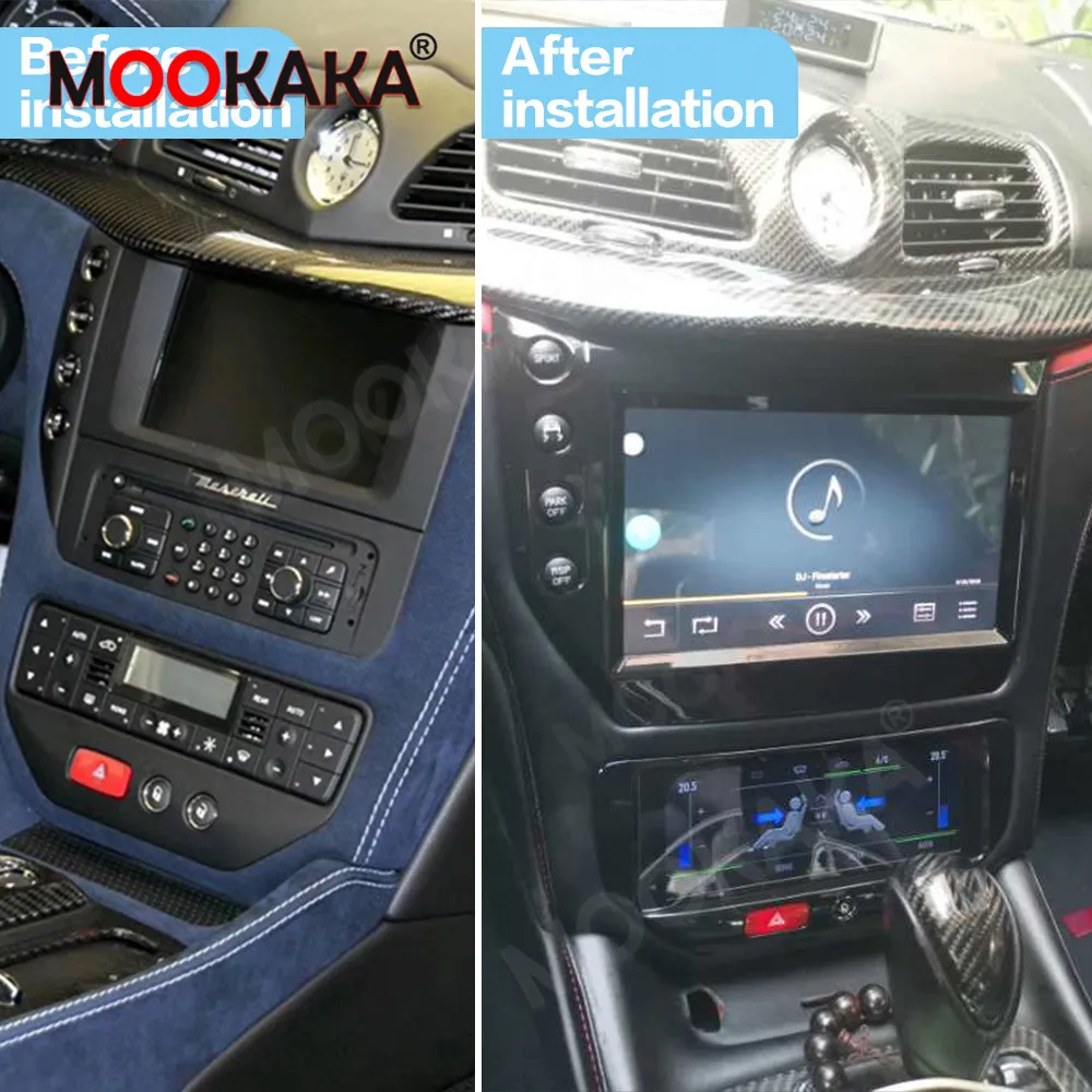 Автомобильный мультимедийный плеер для Maserati GT/GC гранадпись 2007 2017 Android 9 0 радио GPS