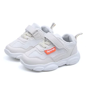 

2020 Spring Kids Sports Shoes Children Casual Boys Patchwork Sneaker Fashion Autumn Girls Student Boots Anti-Slip Shoes