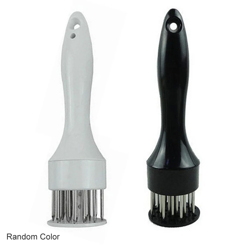 random color 1pcs 1 шт. устройство для рассыпчатого мяса, семейная профессиональная игла для молотка мяса, кухонные принадлежности, инструмент для приготовления стейка из свинины - Цвет: random color 1pcs