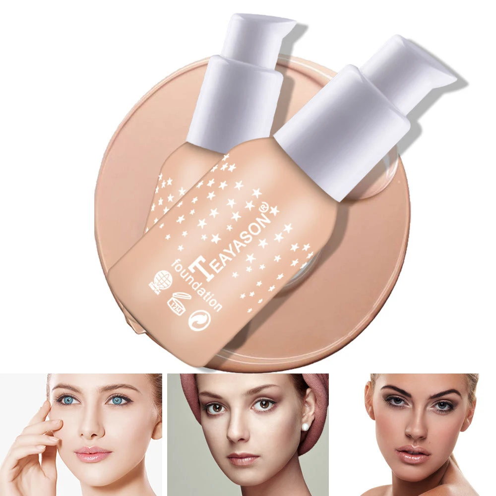 TEAYASON Perfect основа для лица Жидкая макияжа Мягкая матовая длинная одежда консилер
