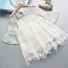 Ropa de verano para niñas vestidos para niñas vestido de encaje de flores para niñas vestido de fiesta de boda para niñas y niñas vestido de princesa 3 8Y ► Foto 2/6