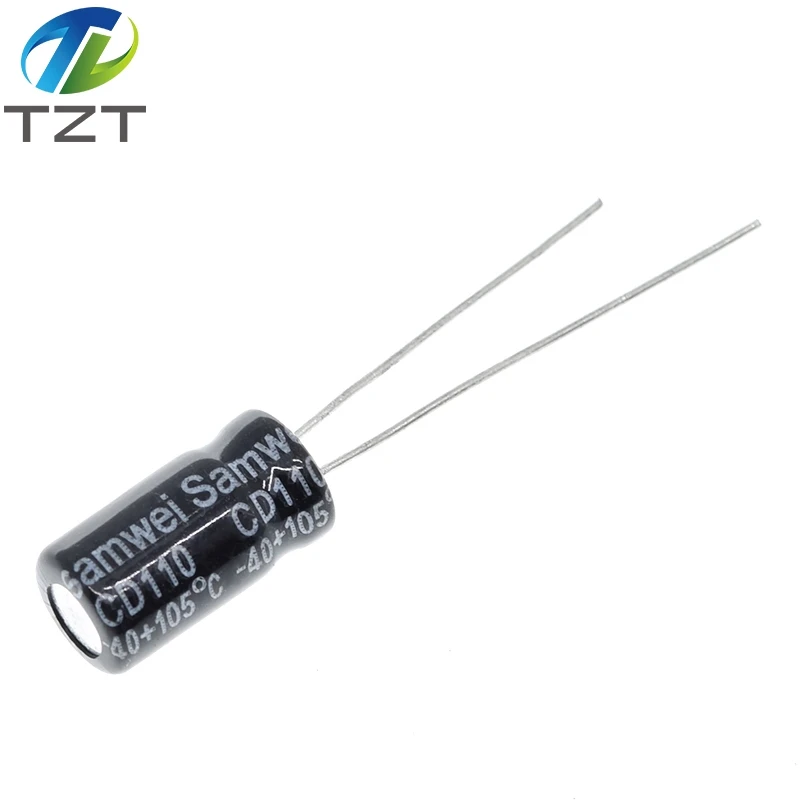 50PCS Higt qualität 25V220UF 6*12mm 220UF 25V 6*12 elektrolytkondensator – Detail 4