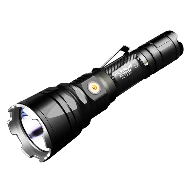 KLARUS XT12GT светодиодный фонарик CREE XHP35 HI D4 1600ЛМ с магнитной зарядкой 603 м тактический фонарь с аккумулятором 18650