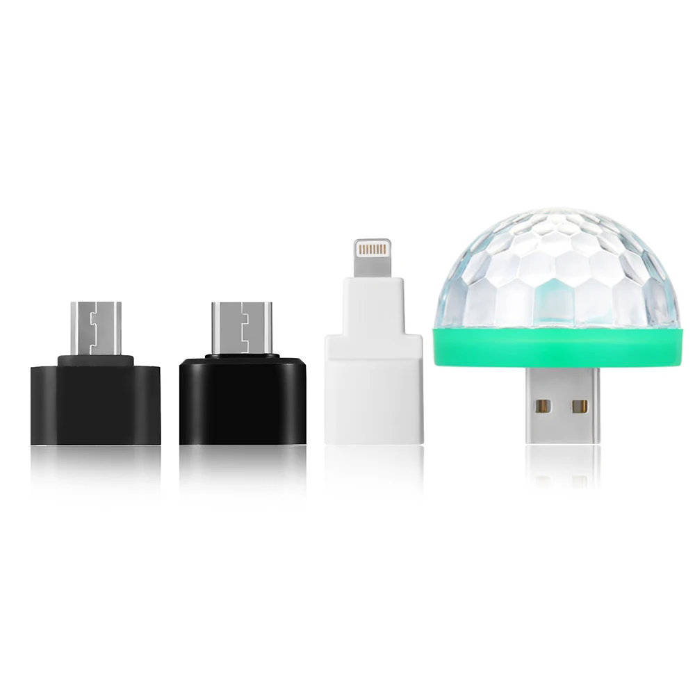 Moon light светодиодный USB музыкальный волшебный шар мобильный телефон DJ хрустальный
