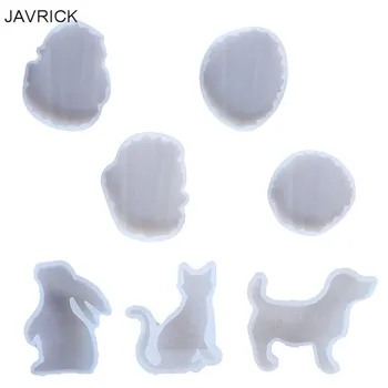 

DIY Crystal Epoxy Mould Irregular Coaster Cup Pad Mold Handmade Resin Molds