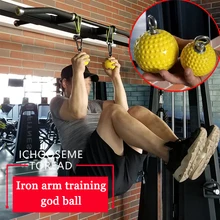 Pull Up Balls Cannonball Grip Finger Trainer Arm Muscles Training Barbell Hand Gripper Exerciser Strengther Fitness Equipment