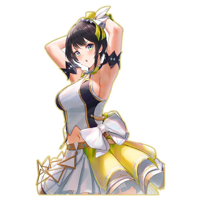 

D134 # Anime Cartoon Cute Girl Self-adhesive Car Sticker Vinyl Decal Waterproof for Motorcycle Bumper Laptop Car Window Door