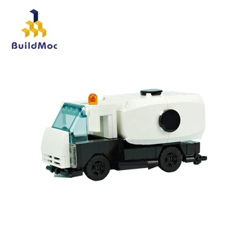 

Buildmoc 174pcs Tanker truck Trucks Car Helicopter Boat Building Blocks Educational Kids City Bricks children Toys