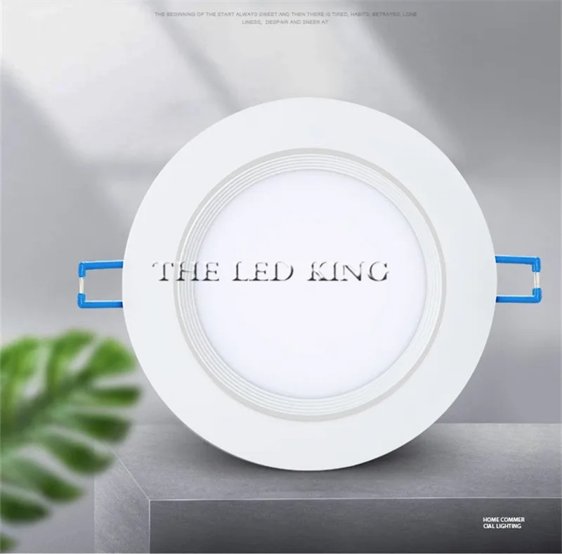 Super Bright 6w 9w 12w Led Downlight White Body dimmable spot cob 110v 220v Lighting Fixtures Recessed Down Lights Indoor Light