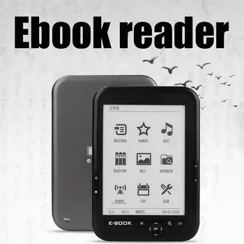 

VODOOL Bk-6006 E-book Reader 6 inch Mini E-Ink Display Ebook Reader 4G/8G/16G Multifunction E-reader best gift for kids students
