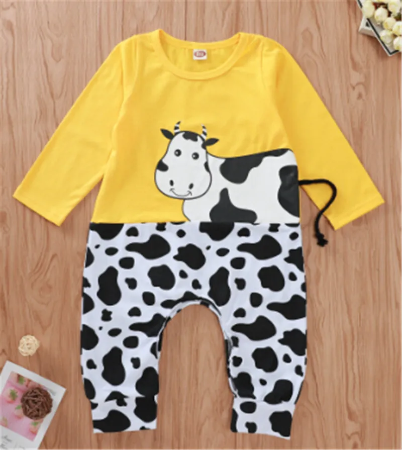 

2019 Newborn Baby Girl Boy Cute Autumn Clothes Long Sleeve Romper Jumpsuit Outfits