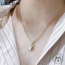 Louleur звезда и Луна подвеска "замок" для Женская циркониевая роскошное ожерелье из стерлингового серебра 925 пробы женское Ювелирное Украшение на день рождения