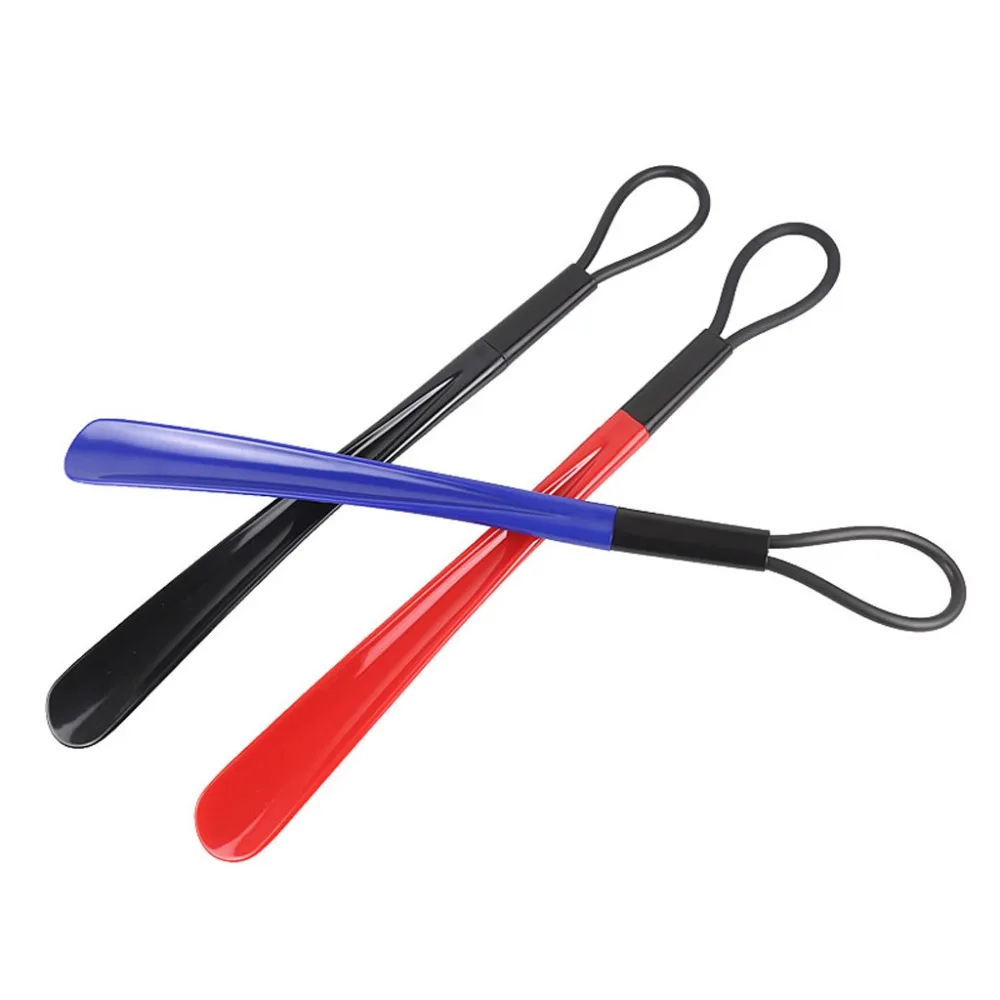  Lazy Shoe Helper Shoe Horn Portable Sock Slider Handled Shoehorn  Long Lifting Easy Schoenlepel lang  (5)