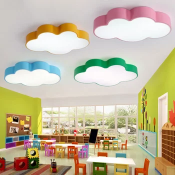 

Modern Cloud Ceiling Lights iron Lampshade LED Ceiling Lamp kids children Baby bedroom lamp fixture luminaire light lighting WY5