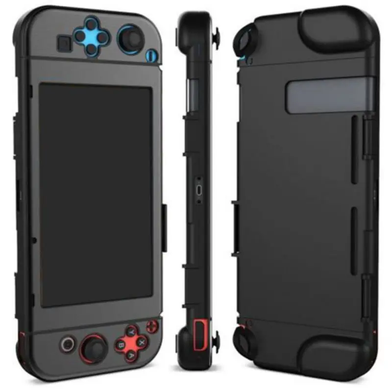 Чехол-ручка для nintendo Switch Lite, эргономичная рукоятка, корпус, регулируемая подставка с 4 игровыми слотами для Switch Lite Mini