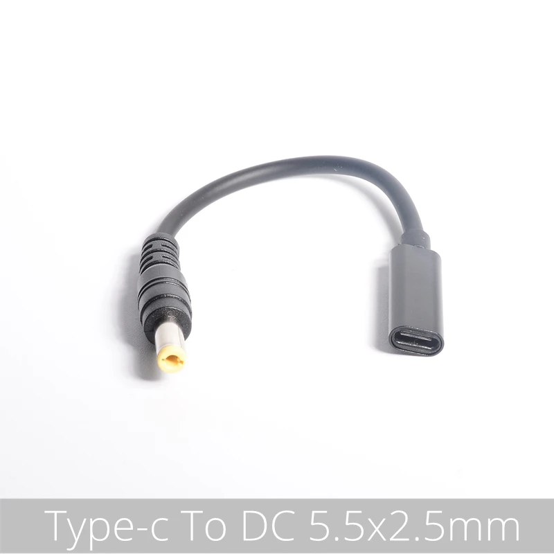 

USB 3,1 Type C USB Female To DC 5,5*2,5 5,5*2,1 Мужской адаптер зарядного устройства адаптер PD эмулятор триггер зарядный кабель