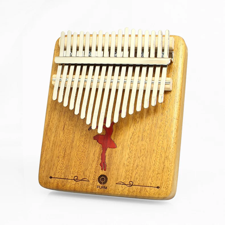 PURM 17 teclas калимба africano de madera из maciza dedo пульгар пианино санза Mbira Caliba tocar con ra instrumentos musicales