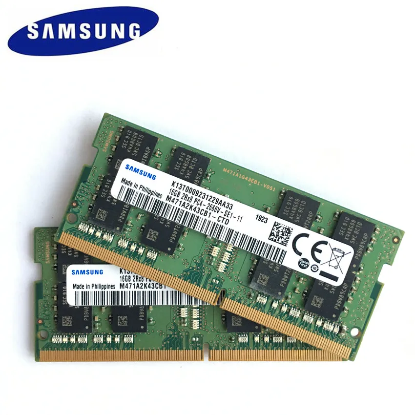 PC/タブレット PCパーツ Samsung Laptop Ddr4 16gb 2rx8 Pc4 2666v Dimm Notebook Memory 16g 