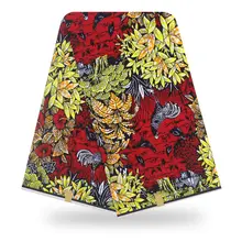 Стиль хлопок африканская вощеная ткань принтом настоящий голландский 6 ярдов для шитья Нигерия Анкара материал H191206