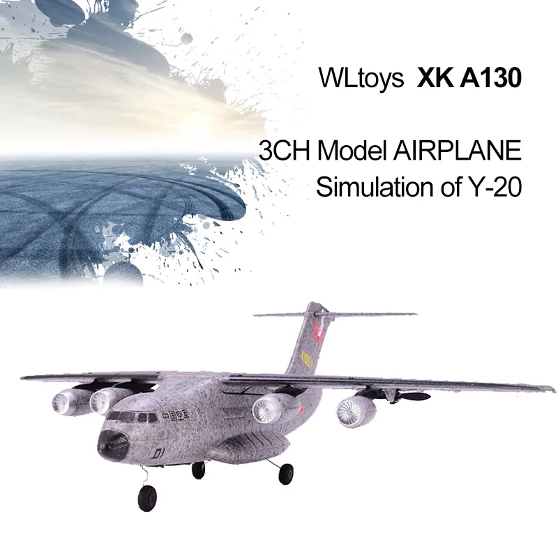 WLtoys XK A130 радиоуправляемый самолет EPP 3CH 2,4G модель самолета с дистанционным управлением Наружная игрушка 500 мм пена размах крыльев самолет планер