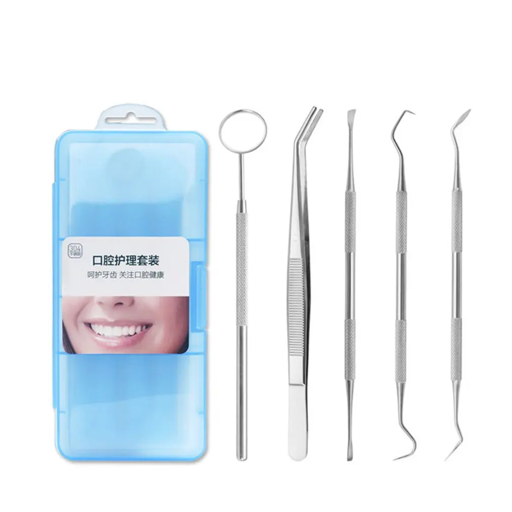 

Stainless Steel Dentist Oral Care Tools Tooth Extraction Toothstone Remover Dental Stain Remover Mouthpiece Tweezers