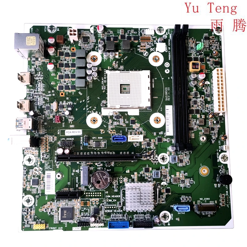 

for HP Pavilion 580-148 motherboard 921821-601 911821-001 BASSWOOD AM4 motherboard test 100% test ok send