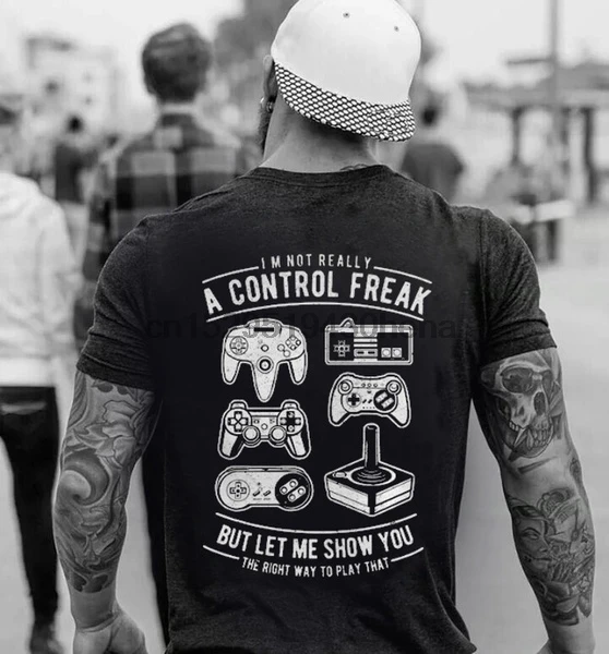 A control freak t shirt video games футболка игрока |