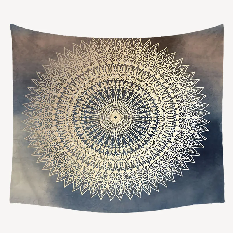 

Cilected Personality Mandala Tapestry Wall Hanging Living Room Bedroom Bedside Painting Fabric Wall Hanging Cloth Beach Towel