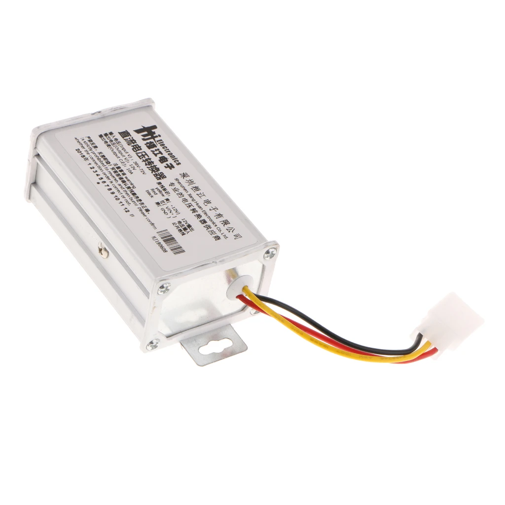 DC/DC Converter Regulator Reducer 36V-72V Step Down to DC 12V 10A 120W Waterproof Power Supply Transformer Volt Module