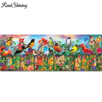

Big Size Diamond Embroidery sale,Birds And Flowers 5d Diy Diamond Painting cross stitch full Square Round Mosaic Decor FS6898