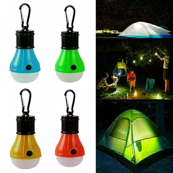 

Mayitr 1pc Mini Portable Tent Light 3 LED Bulb 100LM Super Bright Lamp For Outdoor Hanging Lantern Lamps