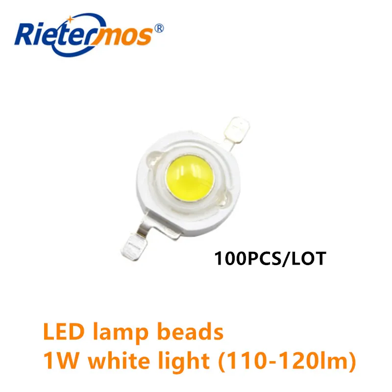 1 w de alta potência lâmpada led grânulo 110-120lm imitação lâmpada lumen grânulo 350ma luz branca lâmpada de alta potência