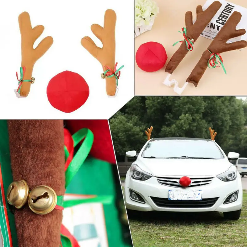 Модный бренд, новинка,, рога, красный нос, Rudolph, олень, автомобиль, костюм с грузовиком, Рождественское украшение