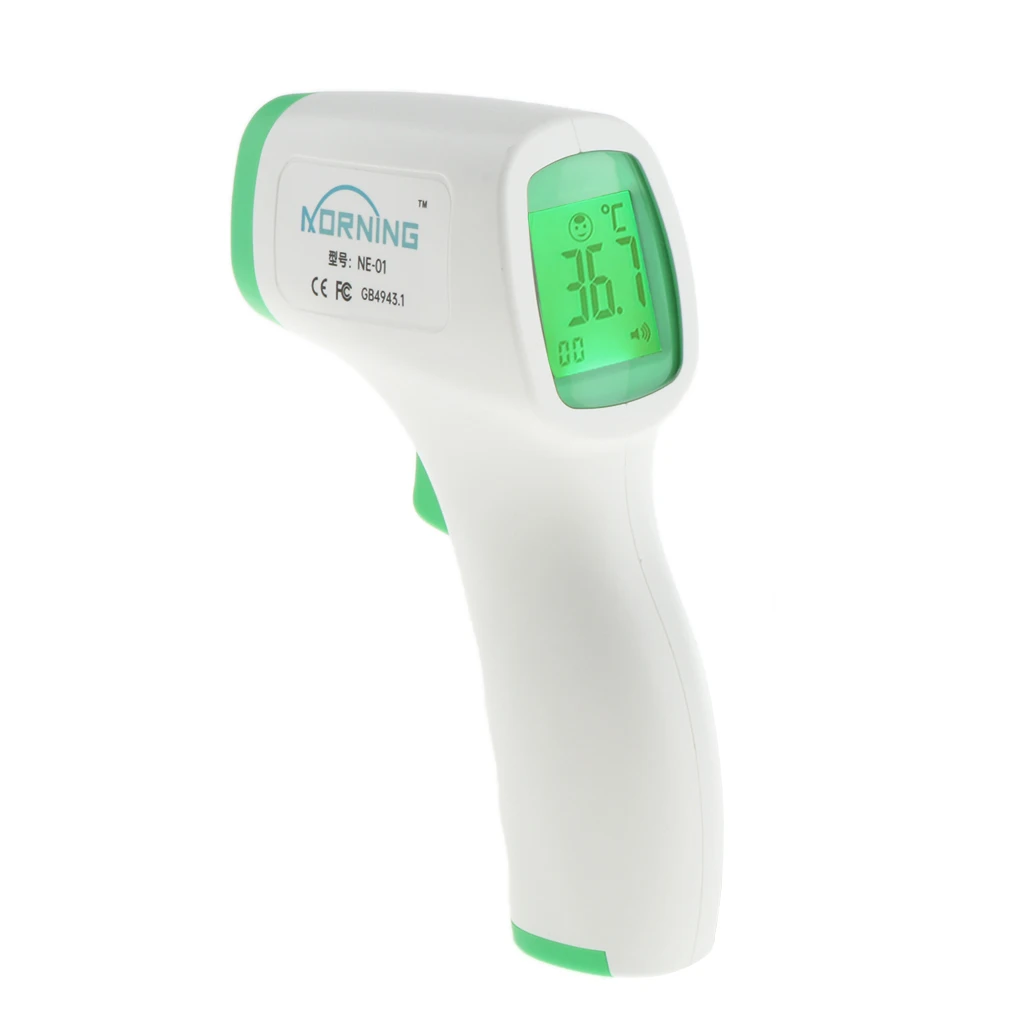 

LCD Non-Contact IR Infrared Ear ForeheadThermometer Human Body Fever Temperature Meter Gun Measurement Device