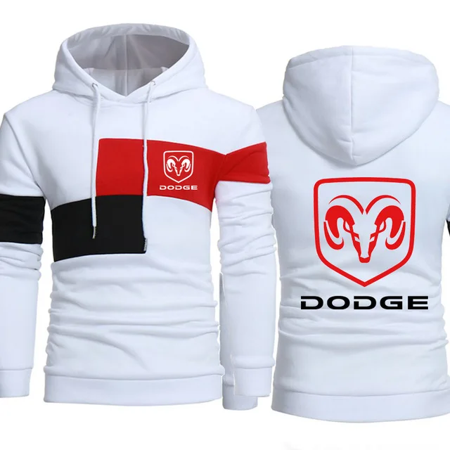 Мужские толстовки с капюшоном для Dodge Car, толстовка с принтом логотипа, весна-осень, модная мужская толстовка в стиле хип-хоп, harajuku, Повседневная Толстовка с капюшоном, флисовый спортивный костюм