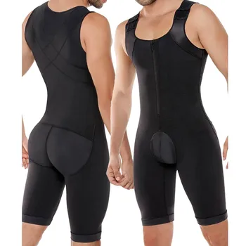 

Men's shapewear Slimming Body Shapers Control Slim Corset Neoprene Sauna Sexy Bodysuit Waist Trainer Shapewear Plus Size #0323