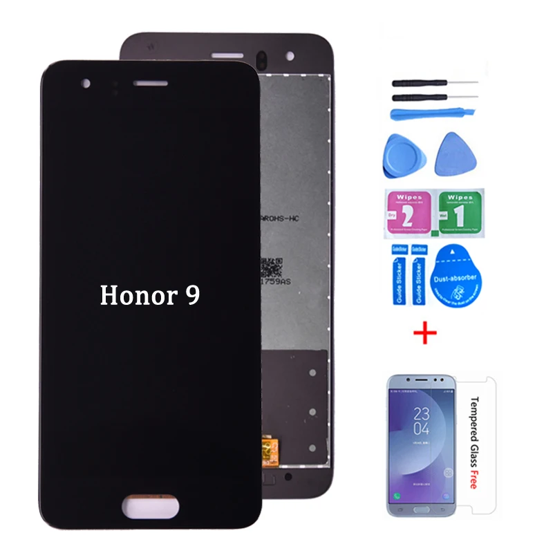 ЖК-дисплей 5 15 ''для HUAWEI Honor 9 сенсорный экран дигитайзер без рамки дисплей для