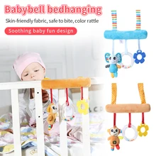 

Animal Bed Bell Plush Toys Hanging Rattle For Stroller Newborn Bed Pendant Bell Toy Rattles For Kids Baby Carriage Pendant Toys