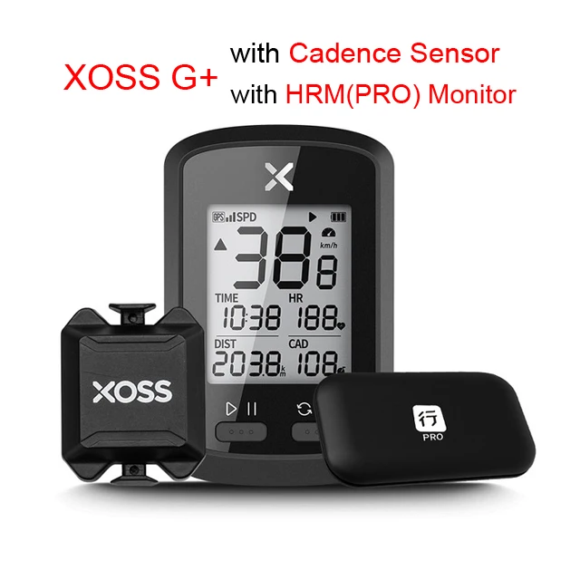 Suit 1 XOSS экономичный gps отслеживающий велосипедный компьютер 1," ЖК-подсветка запись данных IPX7 водонепроницаемый - Цвет: Suit 1