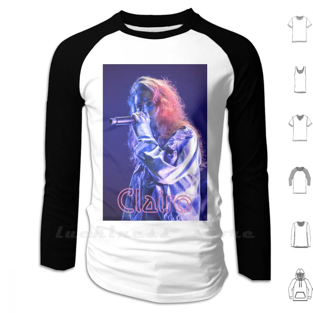 Clairo Performance Felpe Con Cappuccio Manica Lunga Clairo Indie Alternativa Flaming Hot Cheetos Pretty Girl Music