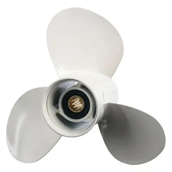 

11 1/8 X 13-G New Aluminum Alloy 3 Blade Outboard Propeller for 40-60Hp D for Boat Outboard Repair