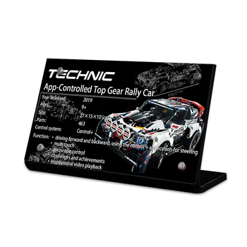 

THE display stand for lego Top Gear Rally Car 42109 custom acrylic Licence brand