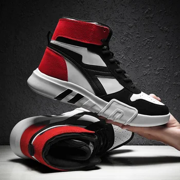 

2019 Fashion Cushion Basketball Shoes Shoes High-Top Breathable Nonslip Basketball Sneakers Casual Shoes Outdoor Sports Shoes