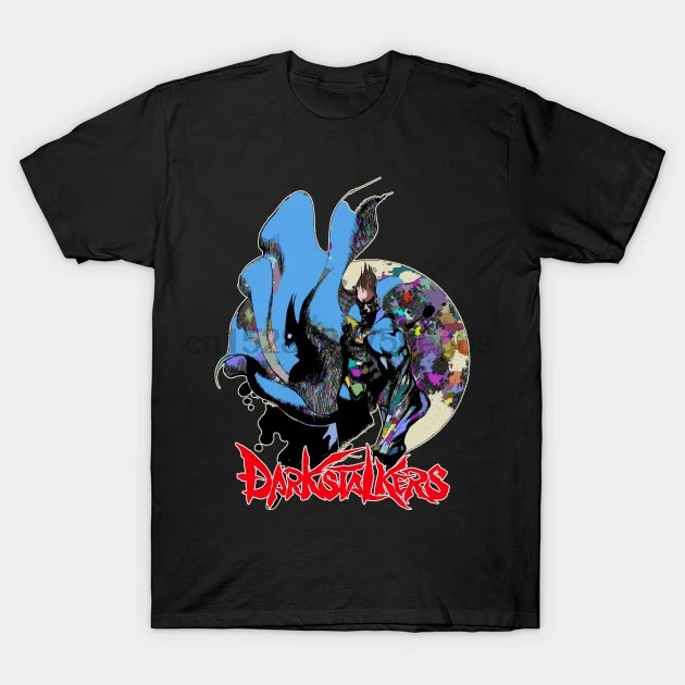 Мужская футболка Darkstalkers Ретро wo Топ |