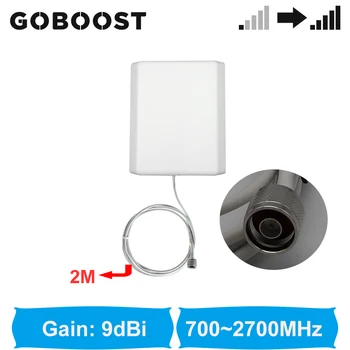 

GOBOOST 9dBi 700-2700 MHz Indoor Antenna 2g 3g 4g Wall-mounted Antenna with 2M For communication Network Cellular Signal Booster
